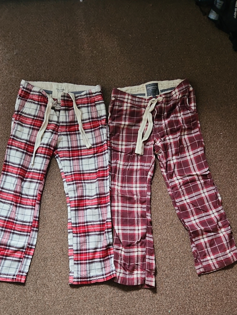 2 Pairs of Abercrombie & Fitch Men's Pajama Pants Size Small